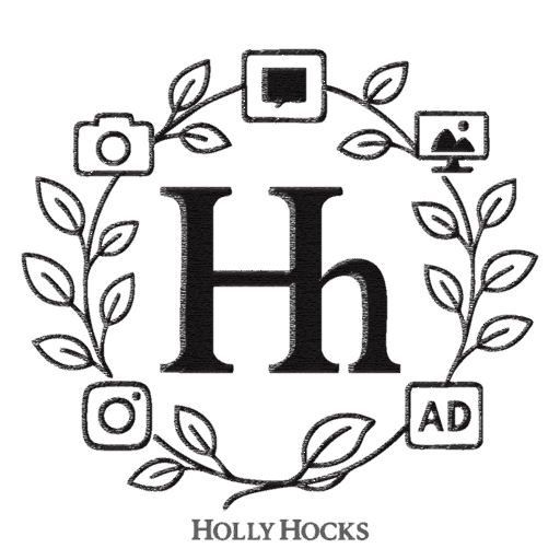 Hollyhocks